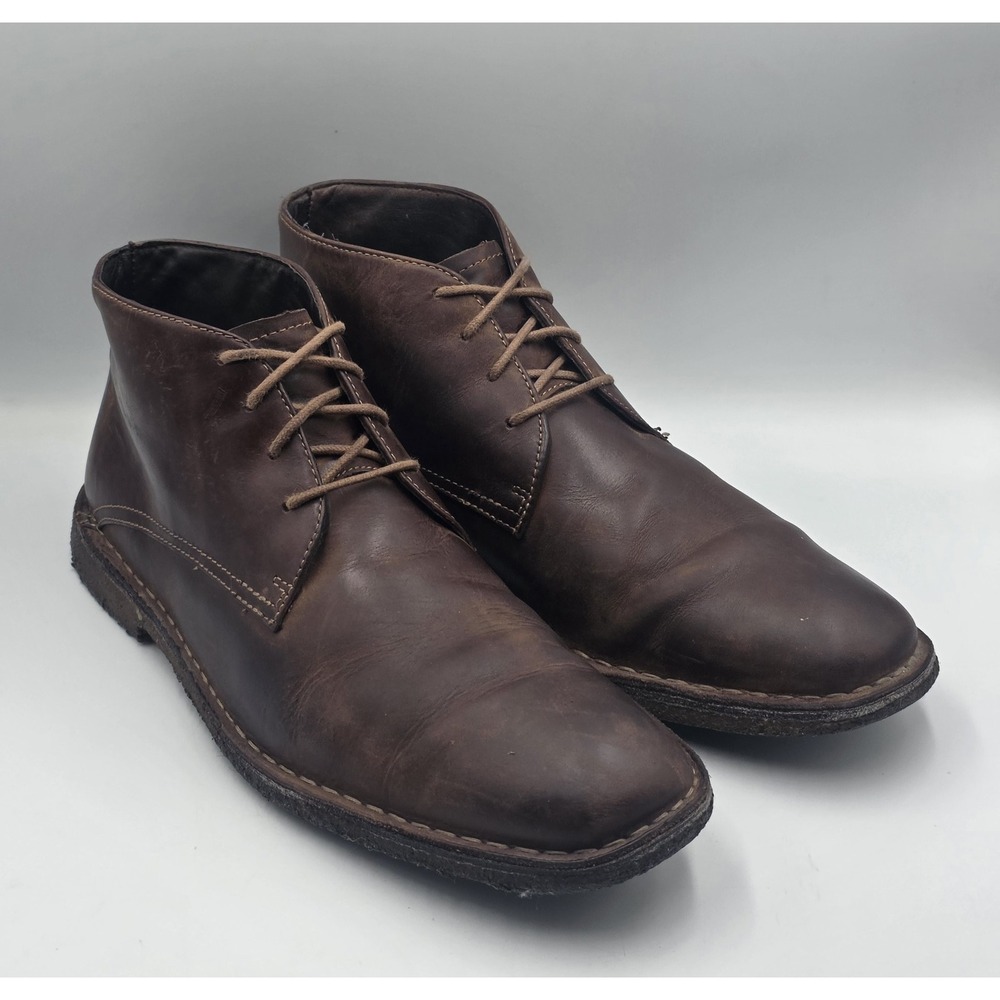 Johnston & Murphy Copeland Chukka Boots Men's 13M Leather Brown 25-0142